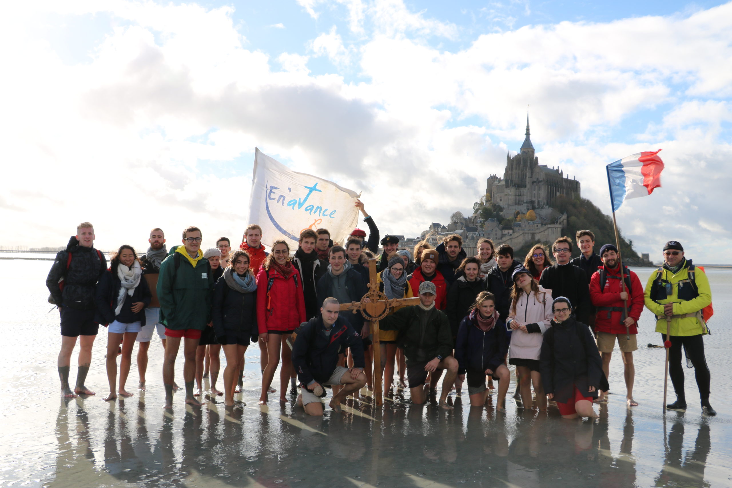 Le Mont St Michel à nos pieds